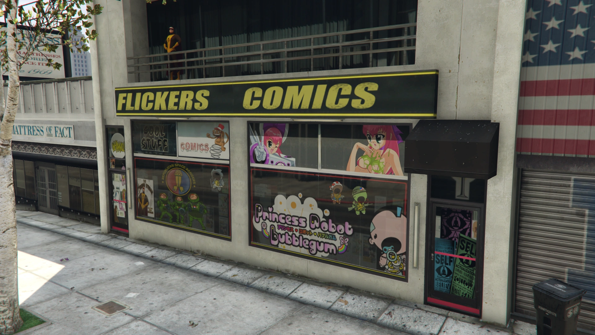Logo Flickers Comics
